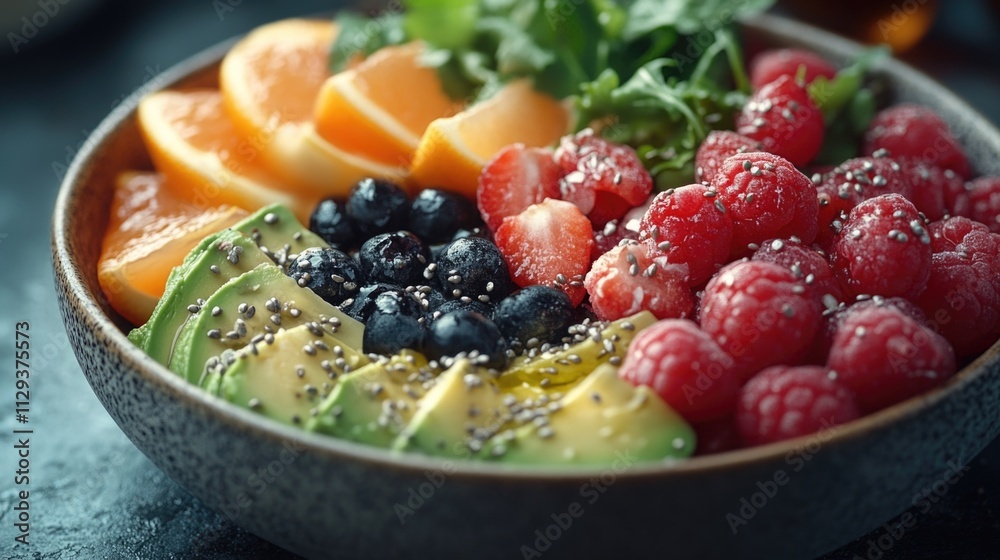 A colorful arrangement of fruits and vegetables on a table A colorful arrangement of fruits and vegetables on a table