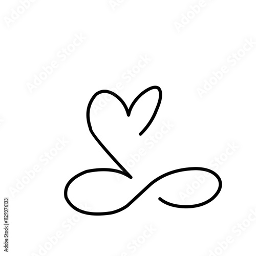 Hand Drawn Infinity Love