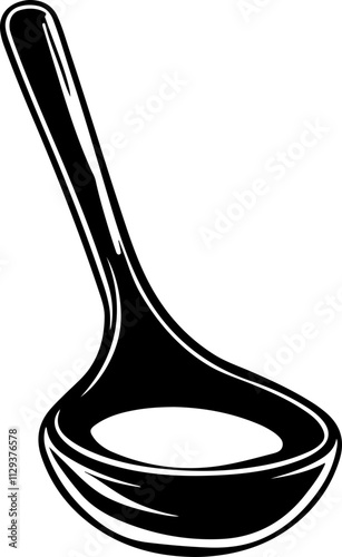 Soup ladle SVG- kitchen utensil vector