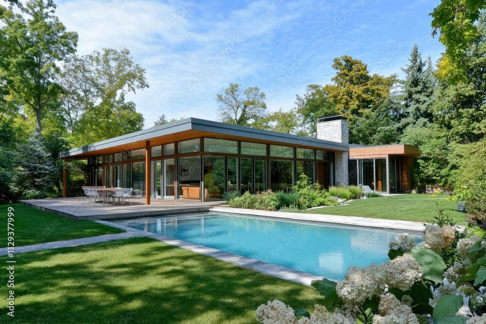 Modern Luxury House with Stunning Design and Pool Modern Luxury House with Stunning Design and Pool