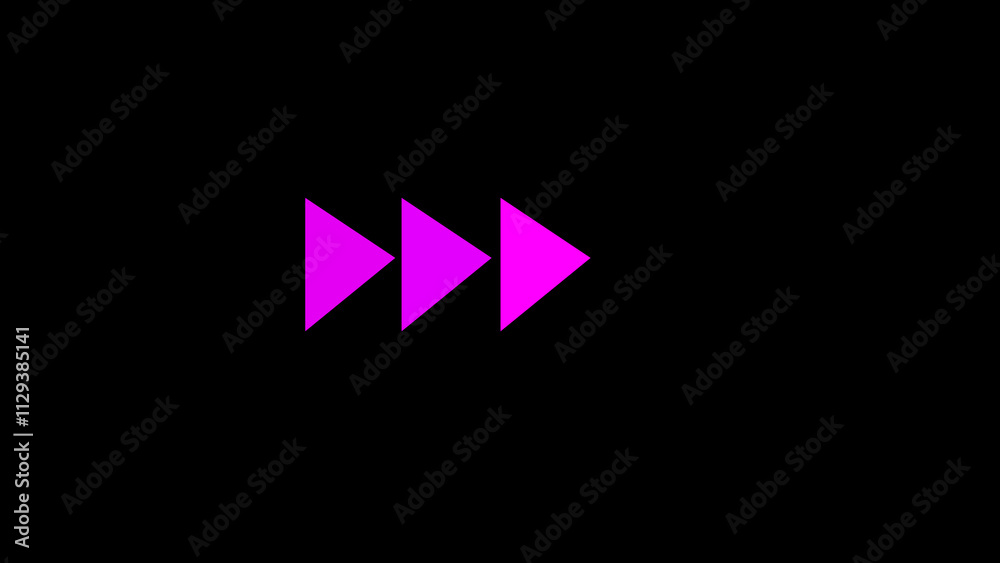 Fast Forward icon. Modern user media interface directional fast forward arrow icon. Fast Forward icon. Modern user media interface directional fast forward arrow icon.