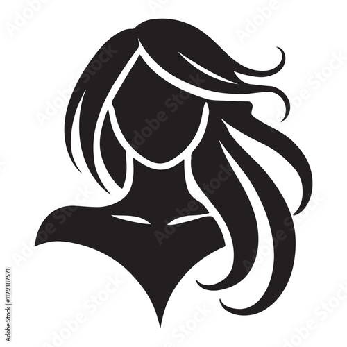 woman with long hair