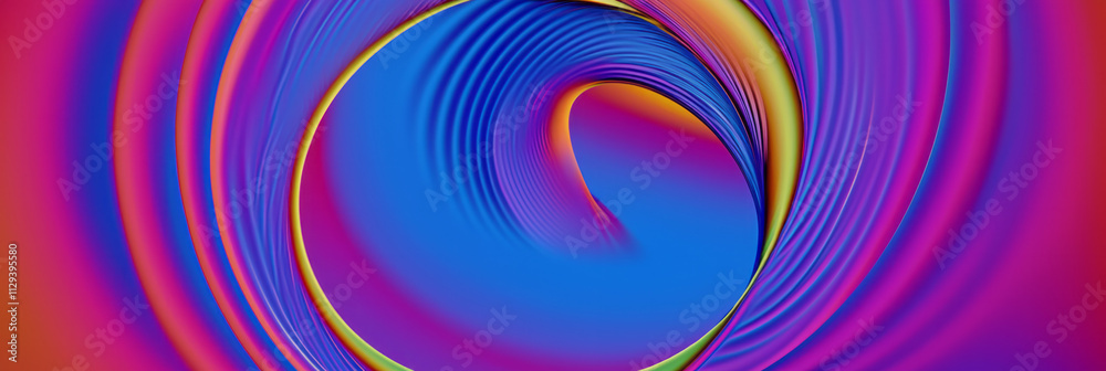 Fototapeta premium a colorful abstract background with a circular design