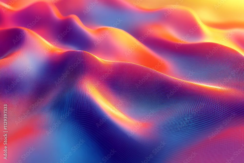 Fototapeta premium a colorful background with a wavy pattern