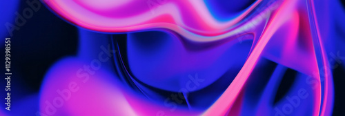 a blue and pink abstract background photo