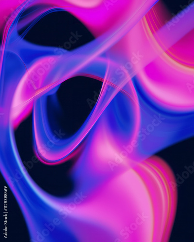 a blue and pink abstract background photo