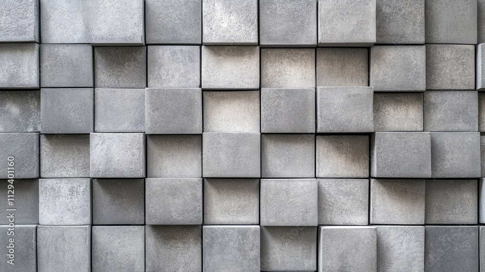 Gray mosaic tile wall texture in a square form creates an artistic and modern background for interior design and architectural projects. Gray mosaic tile wall texture in a square form creates an artistic and modern background for interior design and architectural projects.