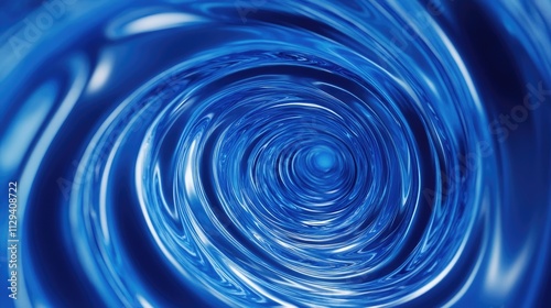 Dynamic blue tunnel motion abstract background for futuristic technology and transportation concepts.