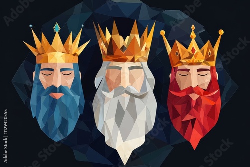 Generative AI Creates Online Banner Poster for Three Kings Day Epiphany Celebration in Cartoon Style