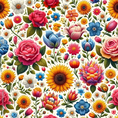 seamless floral pattern
