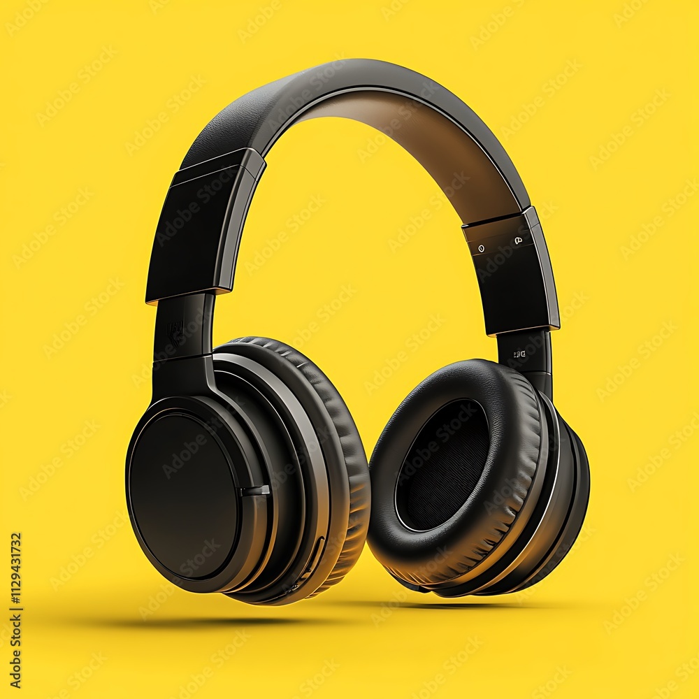 Premium 3D Gaming Headphone Mockup for High-Quality Branding Premium 3D Gaming Headphone Mockup for High-Quality Branding