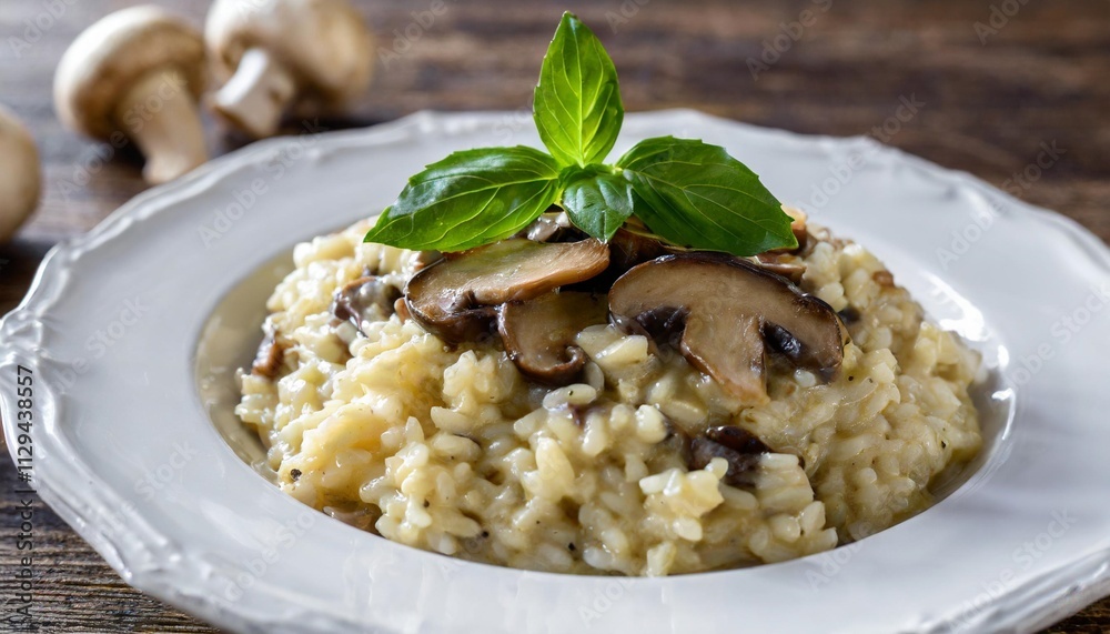 Creamy Risotto with Mushrooms: A Winter Comfort Dish Creamy Risotto with Mushrooms: A Winter Comfort Dish