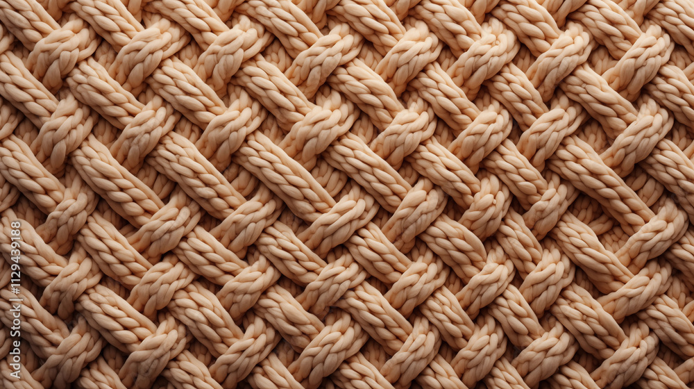 Beige knitted cozy background. Seasonal winter wallpaper Beige knitted cozy background. Seasonal winter wallpaper