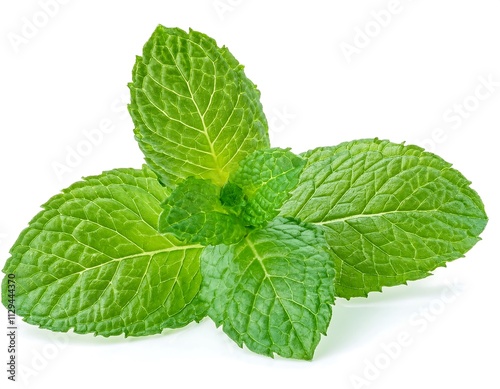 Mint leaves Mint leaves isolated on transparent background