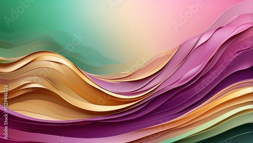 abstract background of waves