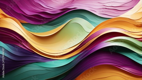 abstract background of waves