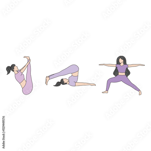 person doing yoga