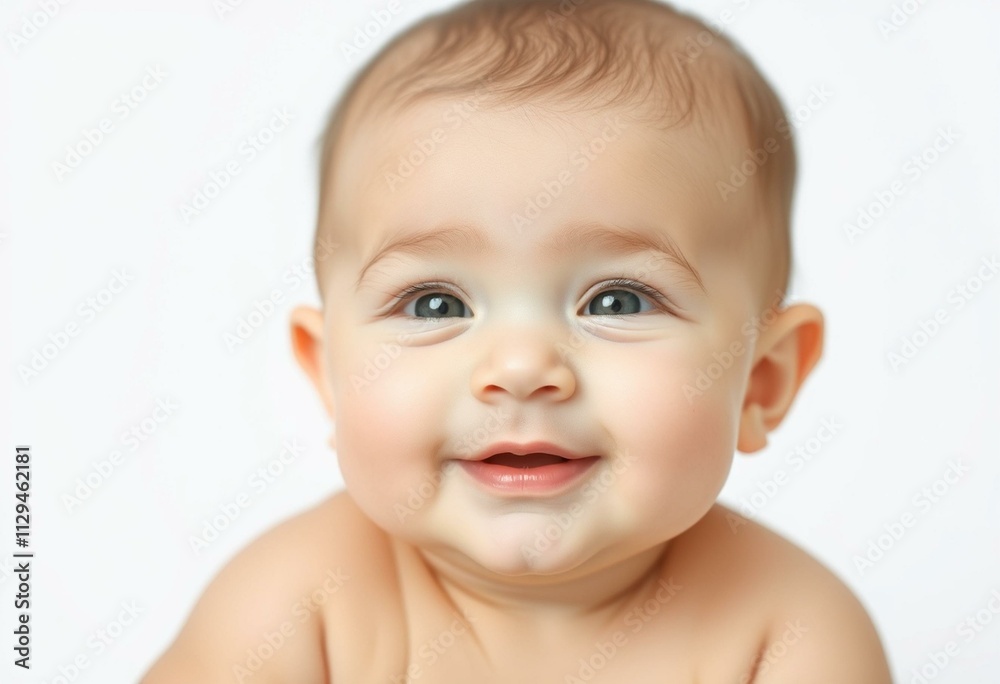 Photorealistic portrait of a cute baby Photorealistic portrait of a cute baby