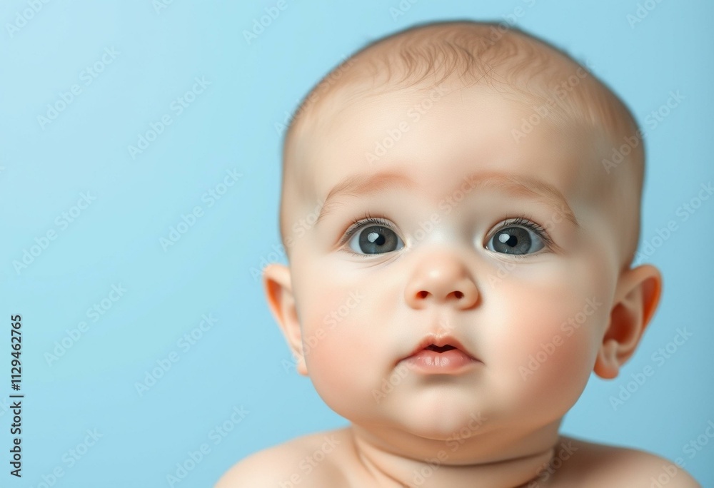 Photorealistic portrait of a cute baby Photorealistic portrait of a cute baby