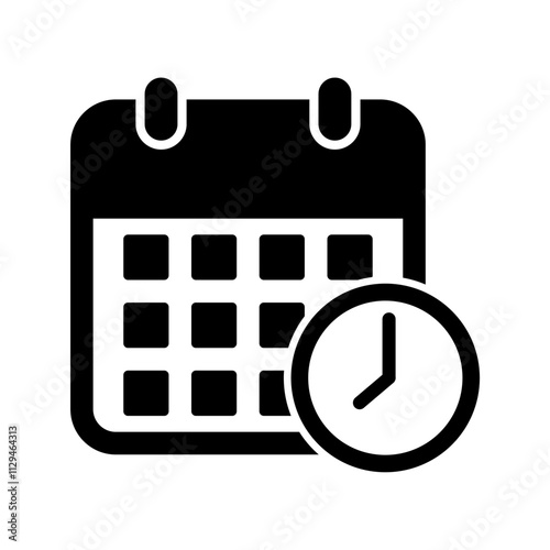 calendar icon isolated on transparent background