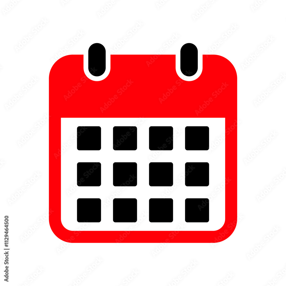 calendar icon isolated on transparent background calendar icon isolated on transparent background
