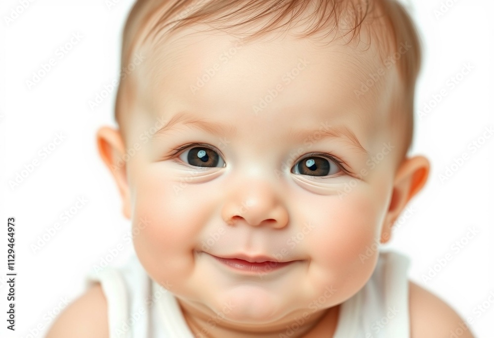 Photorealistic portrait of a cute baby Photorealistic portrait of a cute baby