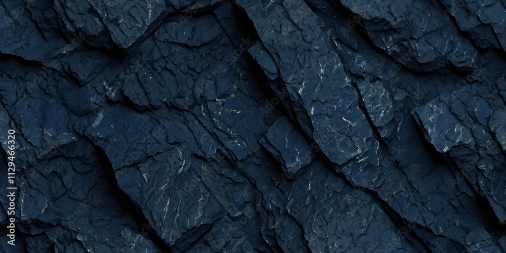 Dark Blue stone wall background Dark Blue stone wall background