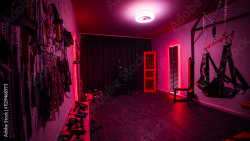 Spielzimmer BDSM Dominastudio Sling Thron  photo