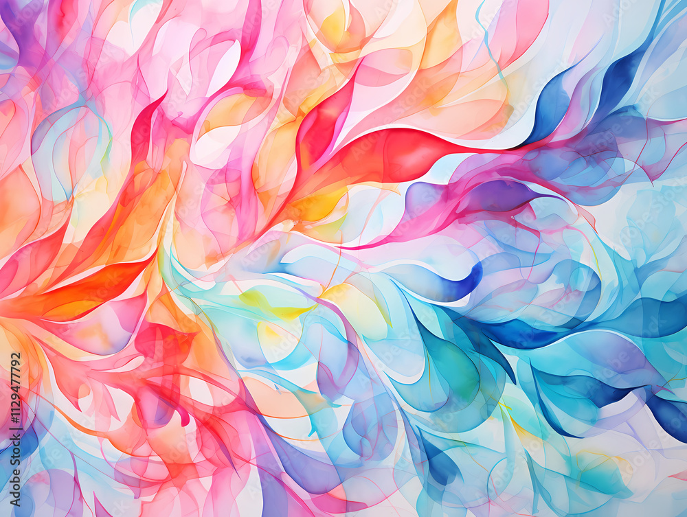Ethereal Watercolor Bloom Background Ethereal Watercolor Bloom Background