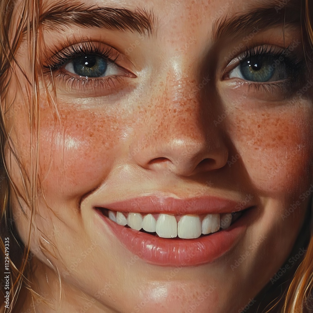 Beautiful smile close up. Beautiful smile close up.