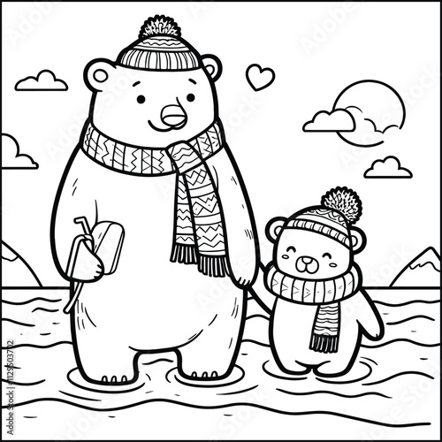 Winter Wonders Polar Pals in the Ice and Snow, Chilly Companions Color the Arctic Crew