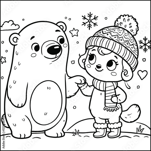 Winter Wonders Polar Pals in the Ice and Snow, Chilly Companions Color the Arctic Crew