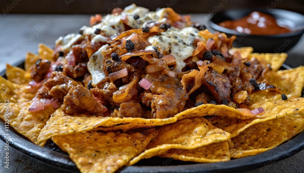 Loaded BBQ Nachos: A Smoky Snack Sensation Loaded BBQ Nachos: A Smoky Snack Sensation