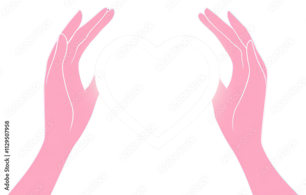 PNG Hands forming a heart shape background symbol pink. PNG Hands forming a heart shape background symbol pink.