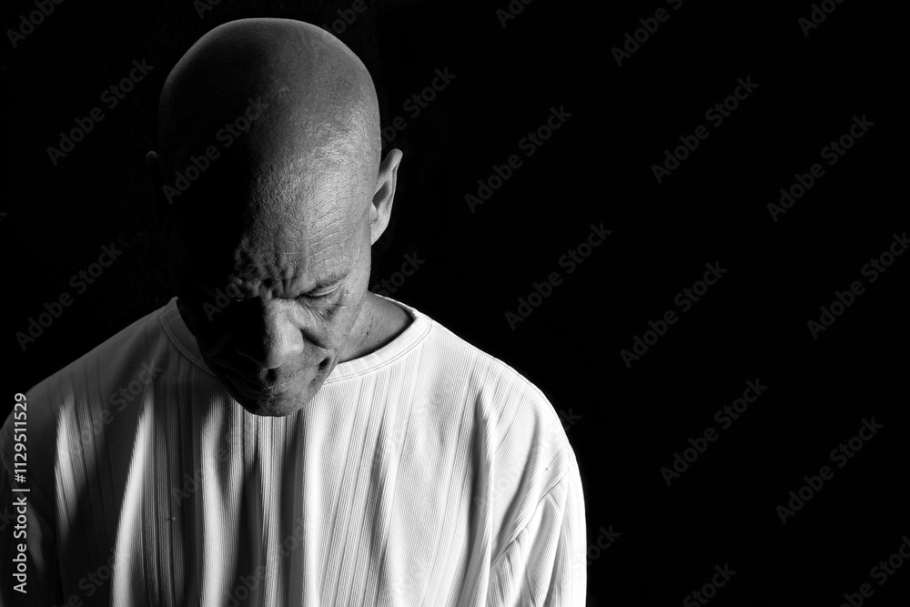 Fototapeta premium people with stress and depression with migraine headache with people stock photo stock image