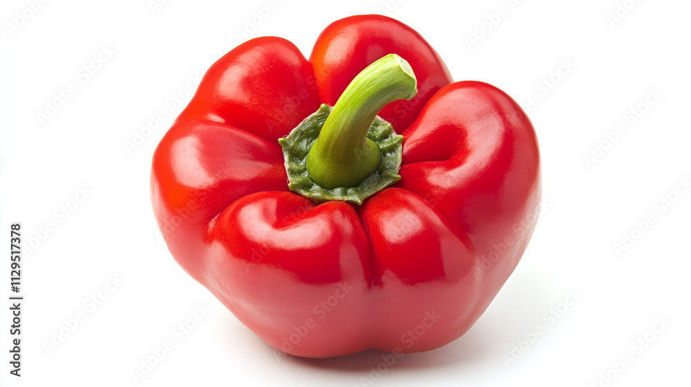 Fresh Red Bell Pepper Vibrant Juicy Healthy Vegetable Fresh Red Bell Pepper Vibrant Juicy Healthy Vegetable