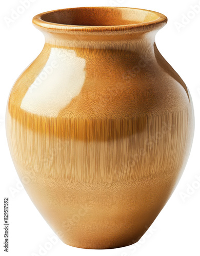PNG Wooden vase with smooth finish