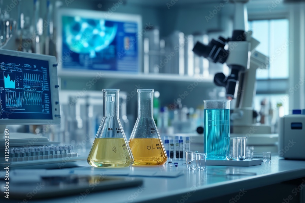 High-Tech Medical Lab Environment High-Tech Medical Lab Environment
