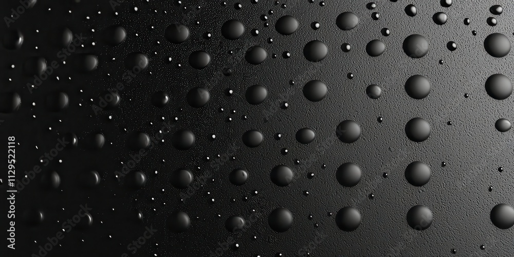 Fototapeta premium Black background with many small black dots