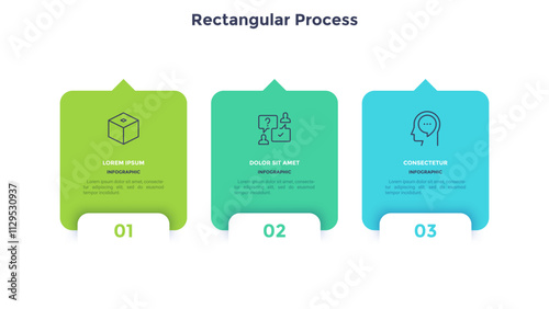 Modern Business Infographic Vector Template