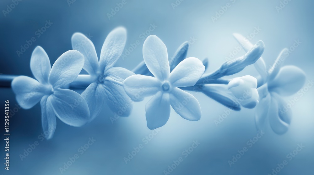 A serene close-up of delicate flowers in soft blue tones, evoking tranquility and beauty. A serene close-up of delicate flowers in soft blue tones, evoking tranquility and beauty.