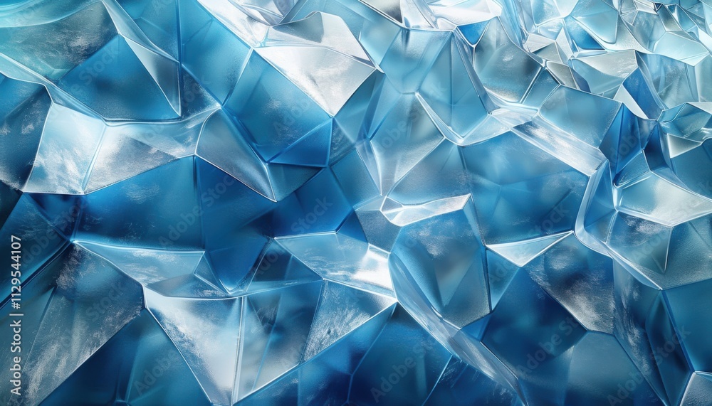 A blue and white image of ice with a lot of detail A blue and white image of ice with a lot of detail