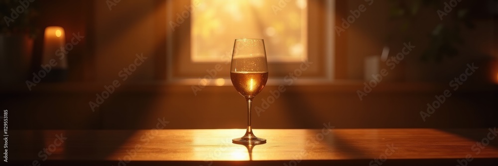 A serene glass of wine illuminated by warm sunlight, creating an inviting atmosphere perfect for relaxation or celebration. A serene glass of wine illuminated by warm sunlight, creating an inviting atmosphere perfect for relaxation or celebration.