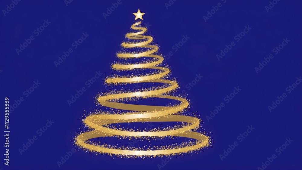 A stunning golden tree background with a radiant glow against a dark blue backdrop, ideal for holiday celebrations, winter events, and festive decorations. A stunning golden tree background with a radiant glow against a dark blue backdrop, ideal for holiday celebrations, winter events, and festive decorations.