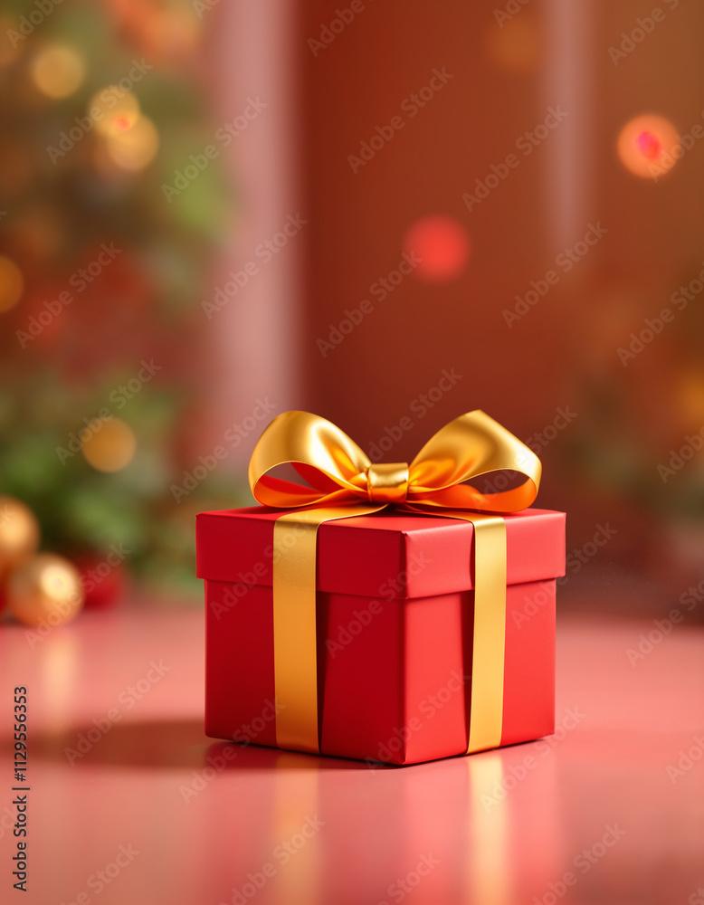 Elegant Red Gift Box for Special Occasions and Holidays Elegant Red Gift Box for Special Occasions and Holidays