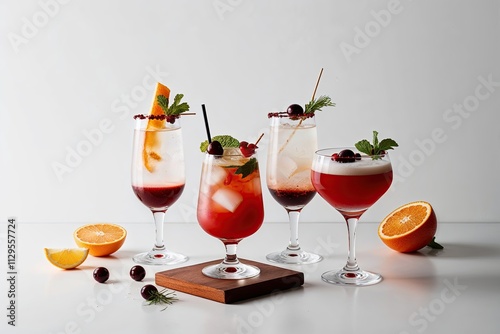 Wallpaper Mural Expertly Crafted Beverage Art on a Clean White Background Torontodigital.ca