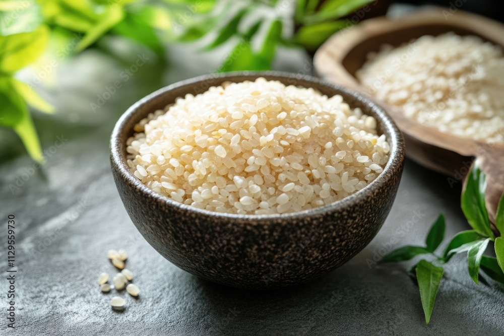 Freshly Boiled White Rice in a Bowl - Perfect for a Nutritious Dinner Dish Freshly Boiled White Rice in a Bowl - Perfect for a Nutritious Dinner Dish