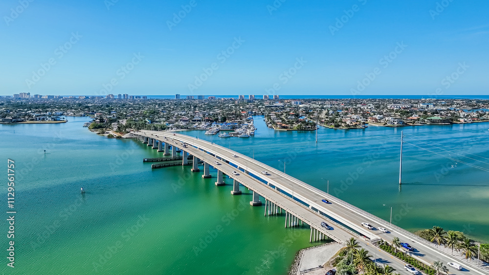 Marco Island Bridge Looking Towards The Yacht Club Marco Island Bridge Looking Towards The Yacht Club