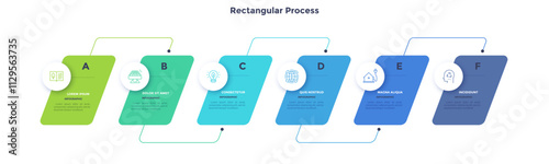 Modern Business Infographic Vector Template
