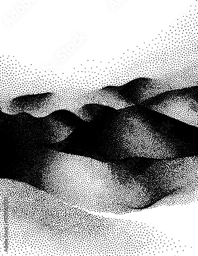 Grafik aus dem Set: schwarz, weiß, siebdruck, stencil, cover, punk, grunge, pointilismus und mehr